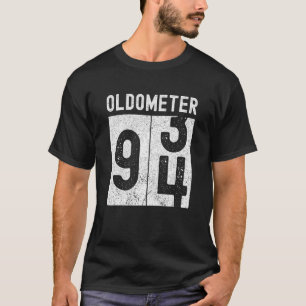 Oldometer 94th Birthday Retro Turning 94 Years Ol T-Shirt