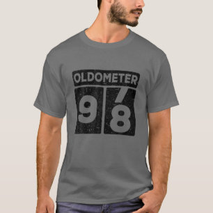 Oldometer 97-98 98Th Birthday Funny Gift T-Shirt