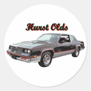 Olds:  Hurst Classic Round Sticker