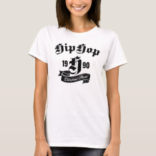 Oldschool Hip Hop Music typographic design T-Shirt