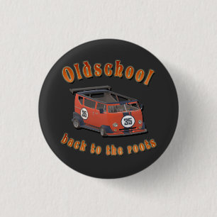 Oldschool Speed - ​Back to the roots! 1 Inch Round Button