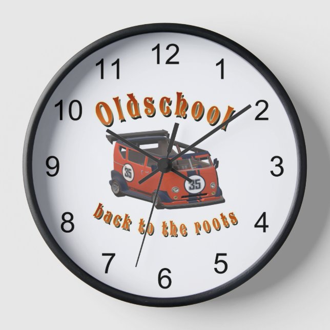 Oldschool Speed - ​Back to the roots! Clock (Front)