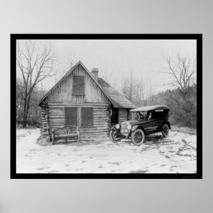 Oldsmobile Log Cabin 1920 Poster