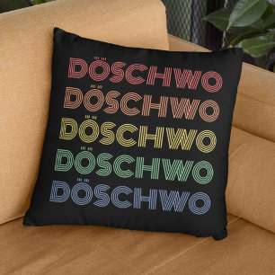 Oldtimer 2cv Ente 70er Döschwo Throw Pillow