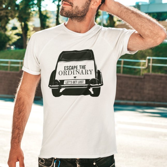 oldtimer 2cv Ente Escape the Ordinary T-Shirt (Creator Uploaded)