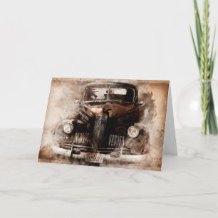 Oldtimer Car Card