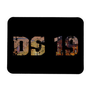 Oldtimer Citroen DS 19 La Déesse French City Magnet