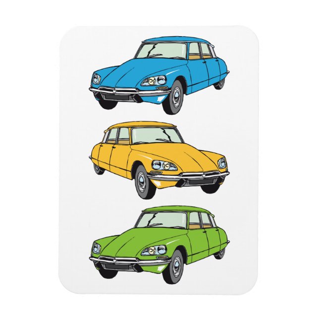 Oldtimer Citroen DS 19 Trio Magnet (Vertical)