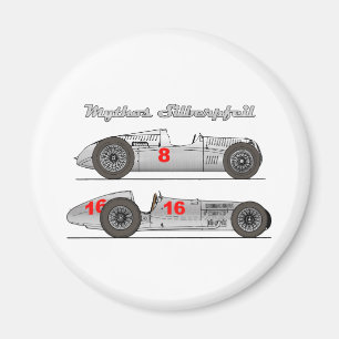 Oldtimer Silver Arrow Germany 1939 Auto-Union  Magnet