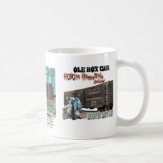 OLE BOX CAR 3 BEER COFFEE MUG