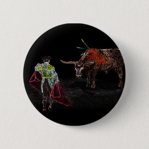 Ole Matador 2 Inch Round Button
