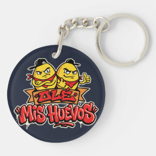 Ole mis huevos 2 keychain
