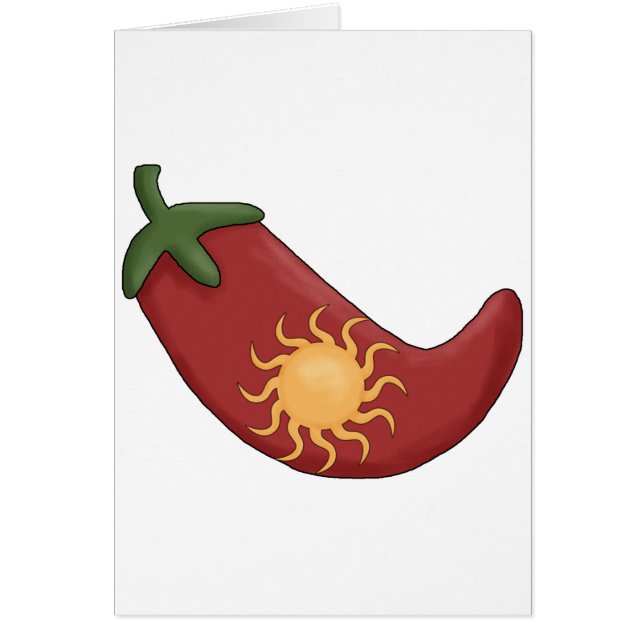 Ole! Sun Stuffed Red Chili Pepper - Blank Inside (Front)