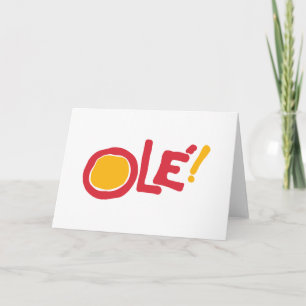 Ole! Thank You Card