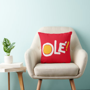 Ole! Throw Pillow