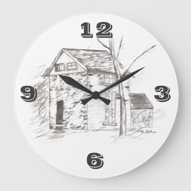 OLE TIME Tic Toc Large Clock (Front)