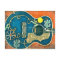 Ole Western Guitar Postcard