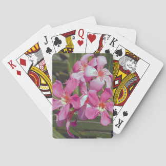 Oleander Flower Playing Cards