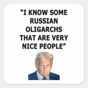 Oligarchs Square Sticker