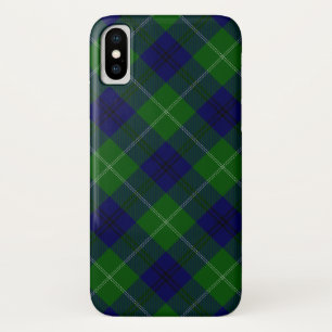 Oliphant tartan blue green plaid Case-Mate iPhone case