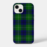 Oliphant tartan blue green plaid