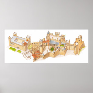 Olite Castle. Navarra Spain Poster