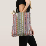 Olive and brown geometric ethnic ornament tote bag<br><div class="desc">Olive and brown geometric ethnic ornament, 
ornament,  folklore,  brown,  olive,  olive and brown,  geometry,  geometric pattern,  abstract,  rustic,  retro,  fashionable,  sixties</div>
