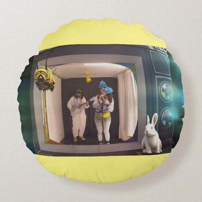 Olive and Dingo on a pillow (Front)