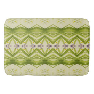 Olive And Sage Green Bath Mat
