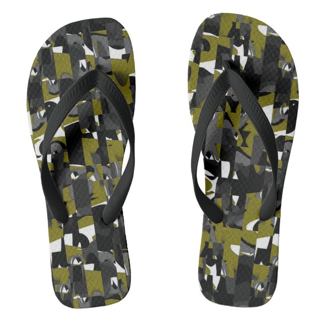 Olive Bar Box Flip Flops (Footbed)
