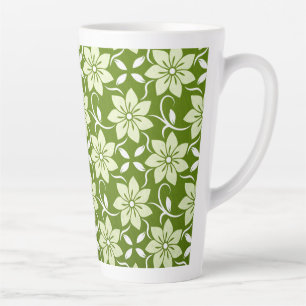 Olive Blossom Repeat Latte Mug