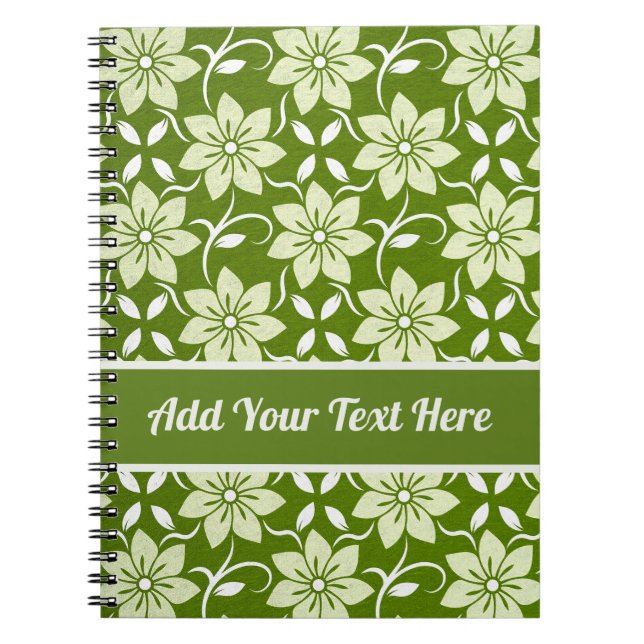 Olive Blossom Repeat Notebook (Front)