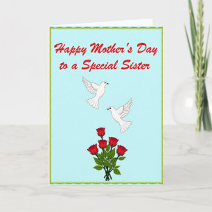 Olive Border Mothers Day Card