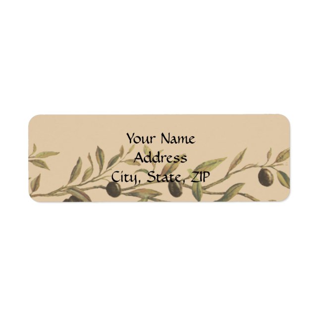 Olive Branch: A Tuscan Touch (Front)