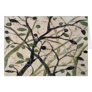 Olive Branch Abstract Art