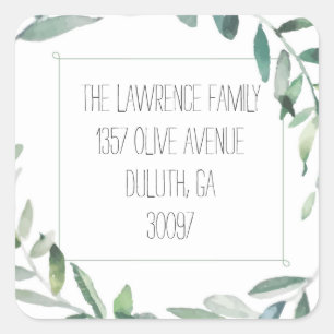 Olive branch address labels or create your own
