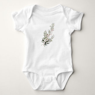Olive branch baby bodysuit
