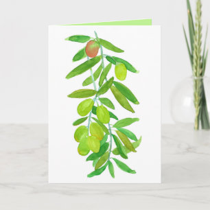 Olive Branch Botanical Peace Green Card