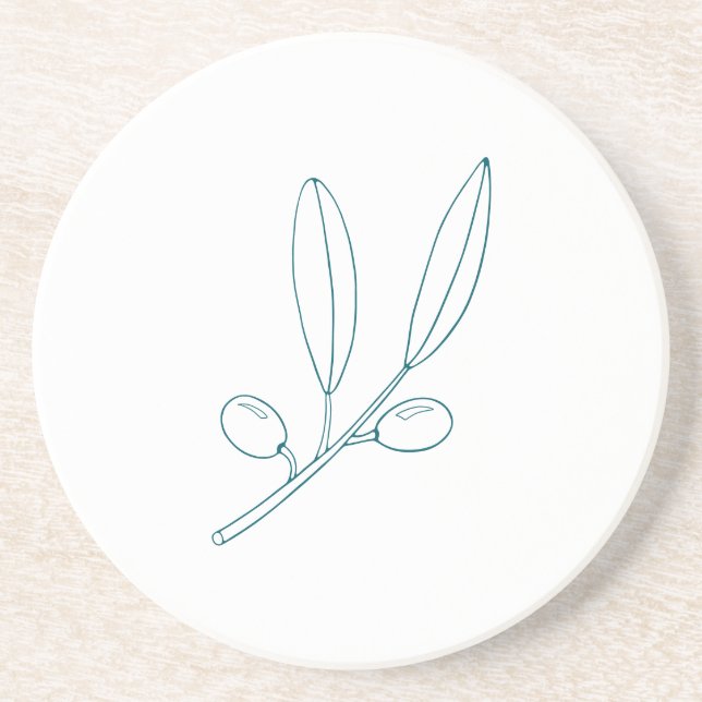 Olive Branch Coaster (Front)