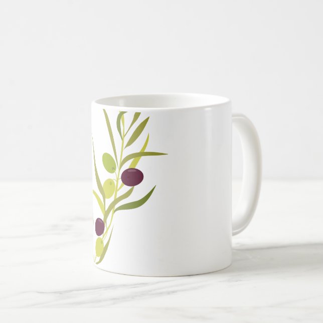 Olive Branch Coffee Mug (Front Right)