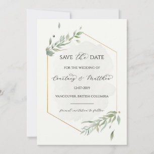 Olive Branch Enregistrer la carte de date