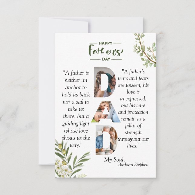 Olive Branch Happy Father's Day (Front)