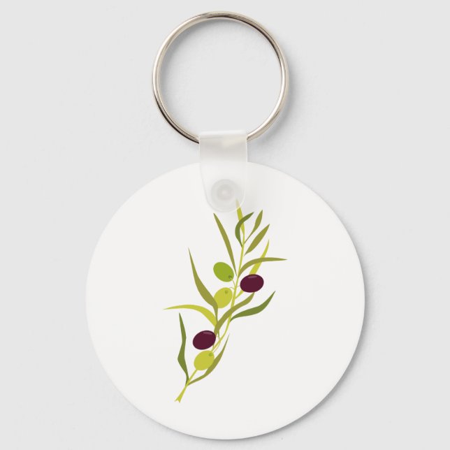 Olive Branch Keychain (Front)