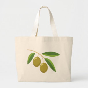 Olive Branch Large Tote Bag