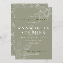 Olive Branch Mediterranean Chic Rehearsal Dinner