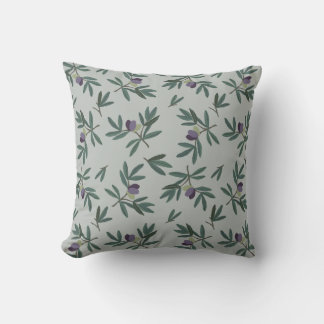 Olive branch pattern pillow home decor
