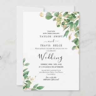 Olive Branch Wedding Invitation