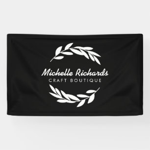 Olive Branch Wreath Logo  Banner