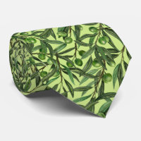 Olive branches on honeydew green