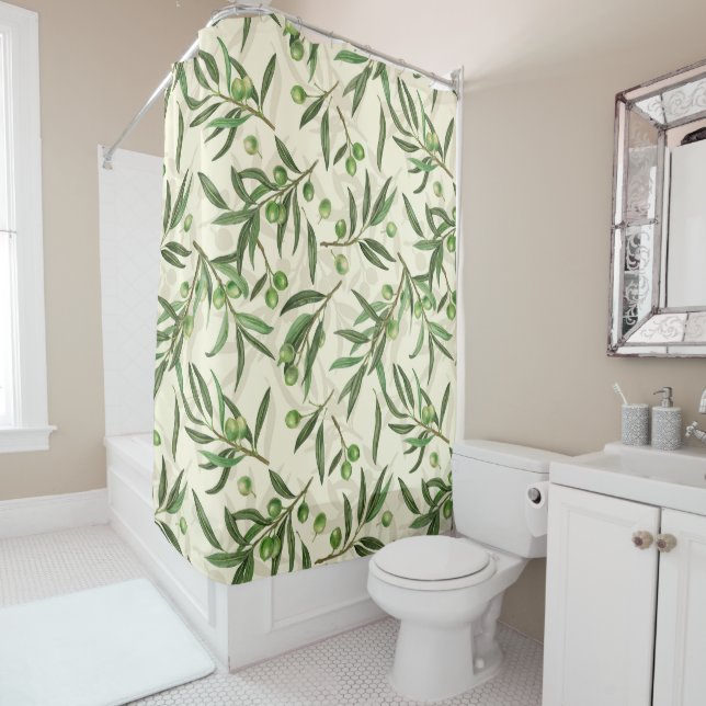 Olive branches watercolor (In Situ)